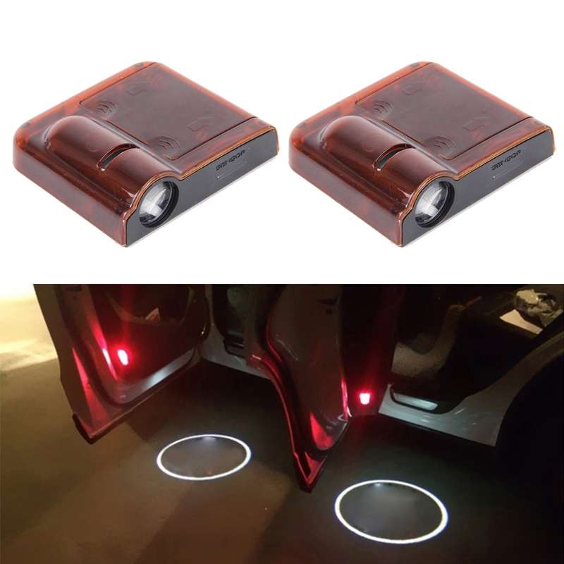 2 PCS LED Ghost Shadow Light, Car Door LED Laser Welcome Decorative Light, Display Logo for MAZ