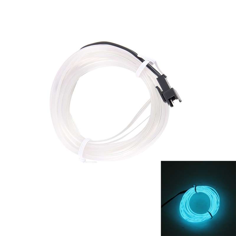 1M Cold Light Flexible LED Strip Light For Car Decoration (Fluorescent Green Light)