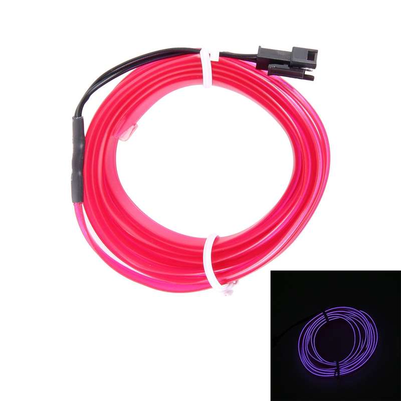 1M Cold Light Flexible LED Strip Light For Car Decoration (Fluorescent Green Light)