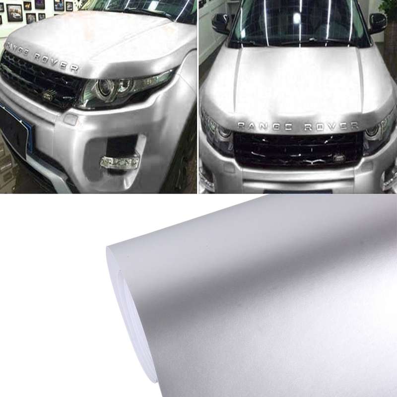 1.52m x 0.5m Ice Blue Metallic Matte Icy Ice Car Decal Wrap Auto Wrapping Vehicle Sticker Motorcycle
