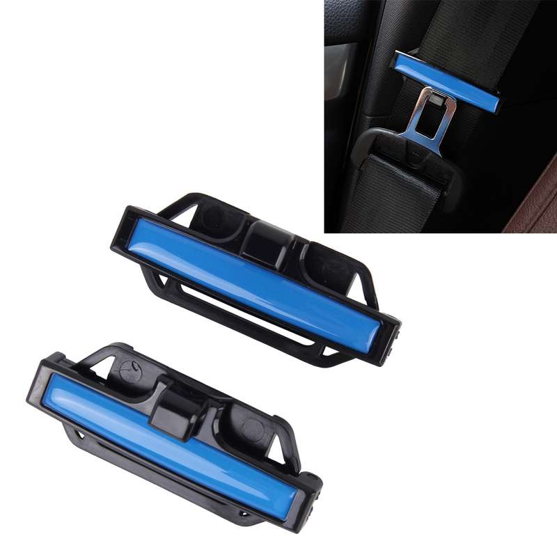 DM-013 2PCS Universal Fit Car Seatbelt Adjuster Clip Belt Strap Clamp Shoulder Neck Comfort Adjustme