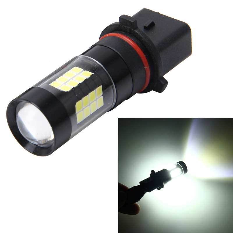 P13W 7W 420LM 6000K Car Fog Lights with 43 SMD-3528 LED Lamps, DC 12V(White Light)