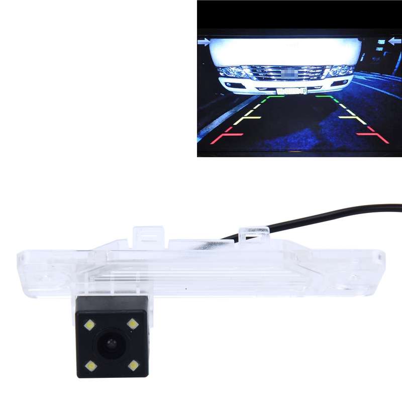 656x492 Effective Pixel NTSC 60HZ CMOS II Waterproof Car Rear View Backup Camera With 4 LED Lamps f