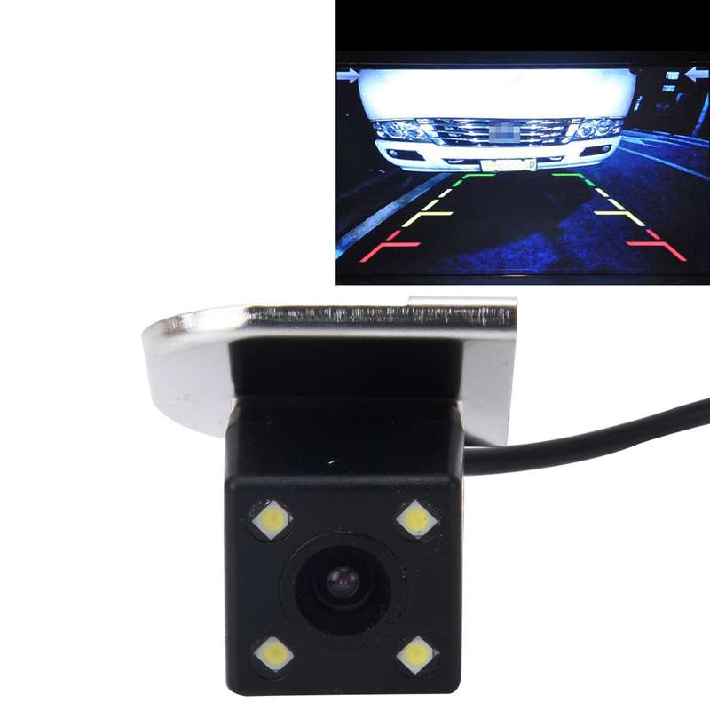 656x492 Effective Pixel NTSC 60HZ CMOS II Waterproof Car Rear View Backup Camera With 4 LED Lamps f