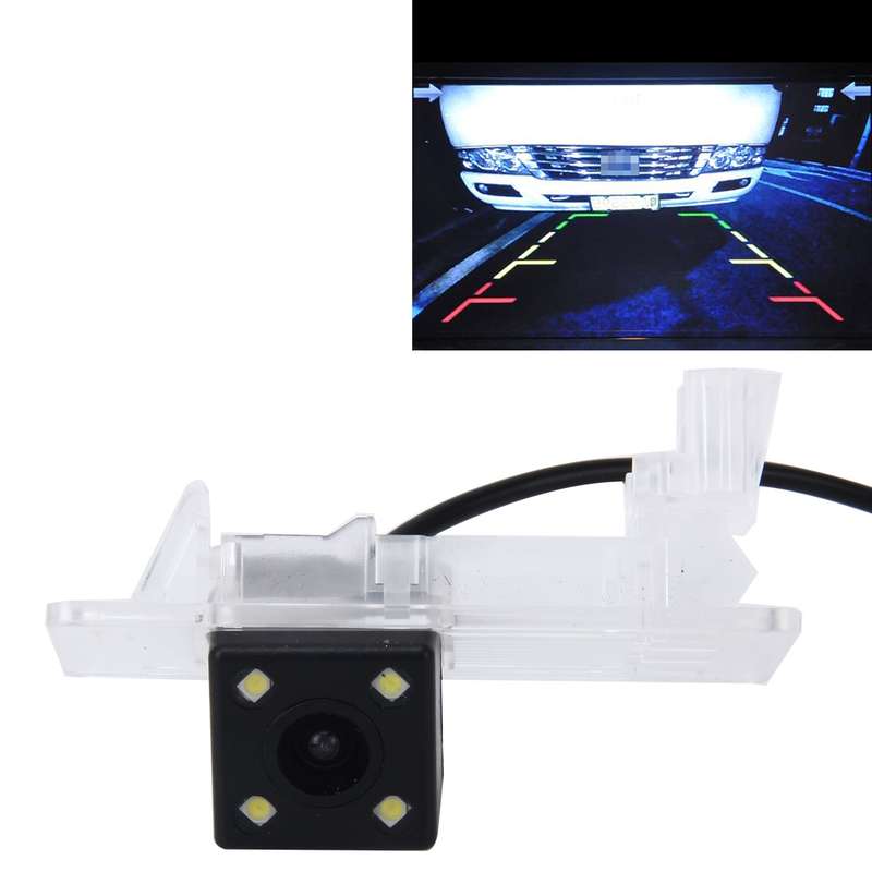 656x492 Effective Pixel NTSC 60HZ CMOS II Waterproof Car Rear View Backup Camera With 4 LED Lamps f