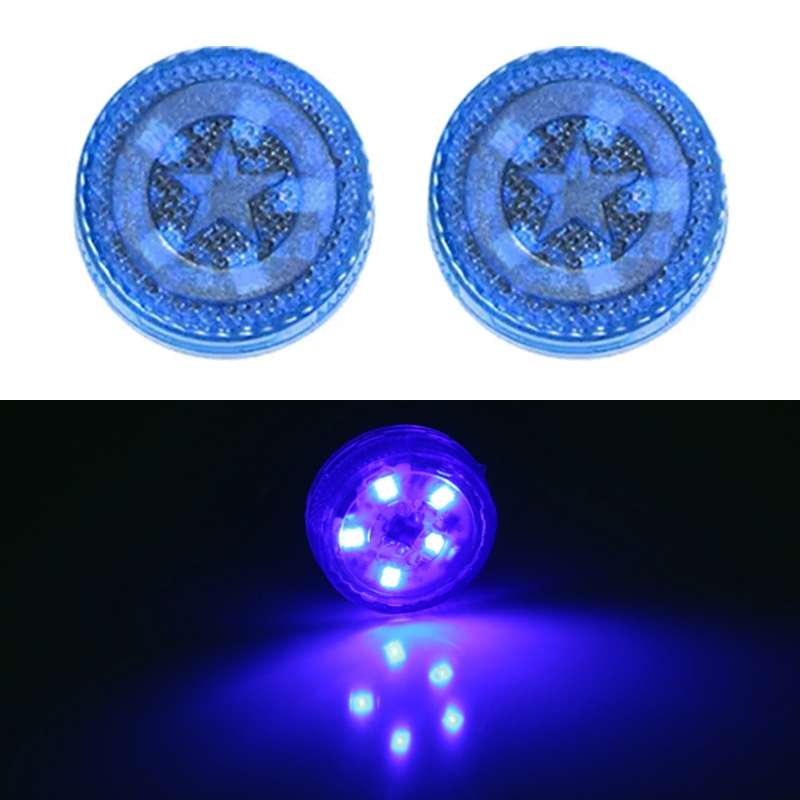 2 PCS Car Door Magnetic Warning Strobe Light Lamp(Blue Light)