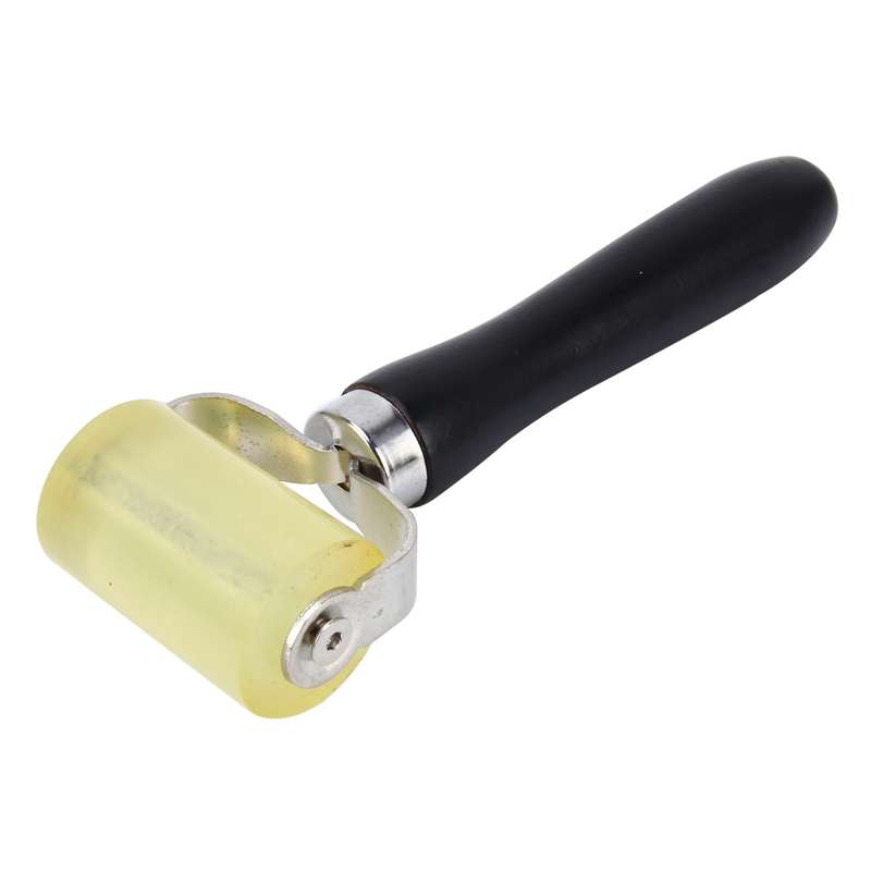 Car Auto Body Surface Window Wrapping Film Yellow Rubber Roller Scraper Sticker Tool with Black