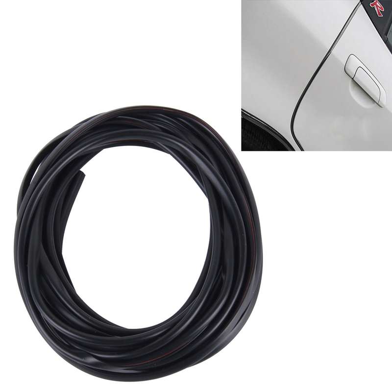 5m Car Decorative Strip PVC Chrome Decoration Strip Door Seal Window Seal(Blue)