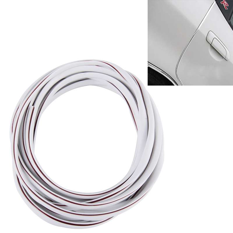 5m Car Decorative Strip PVC Chrome Decoration Strip Door Seal Window Seal(Blue)
