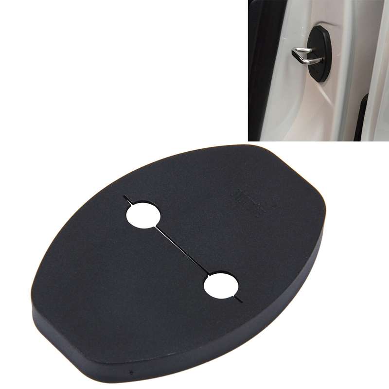 4 PCS Car Door Lock Buckle Decorated Rust Guard Protection Cover for Audi A4L Q3 Q5 Q7 Porsche Cayen
