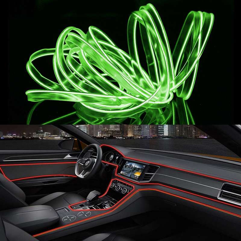 3m Cold Light Flexible LED Strip Light For Car Decoration(Ice Blue Light)
