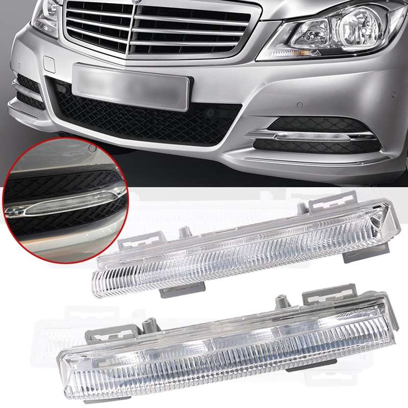 2 PCS DC12V / 10W / 6000K Car Front Bumper Fog Light / Daytime Running Lamp A2049068900 / A204906900