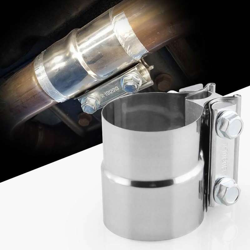2.5 inch Car Turbo Exhaust Downpipe Stainless Steel Lap Joint Band Clamp