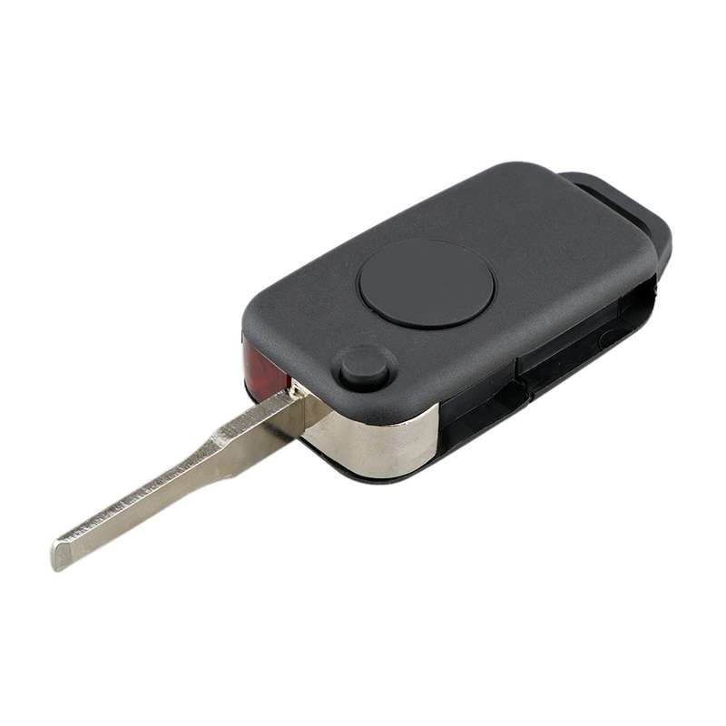 For Mercedes-Benz Car Keys Replacement 1 Button Car Key Case with Foldable Key Blade