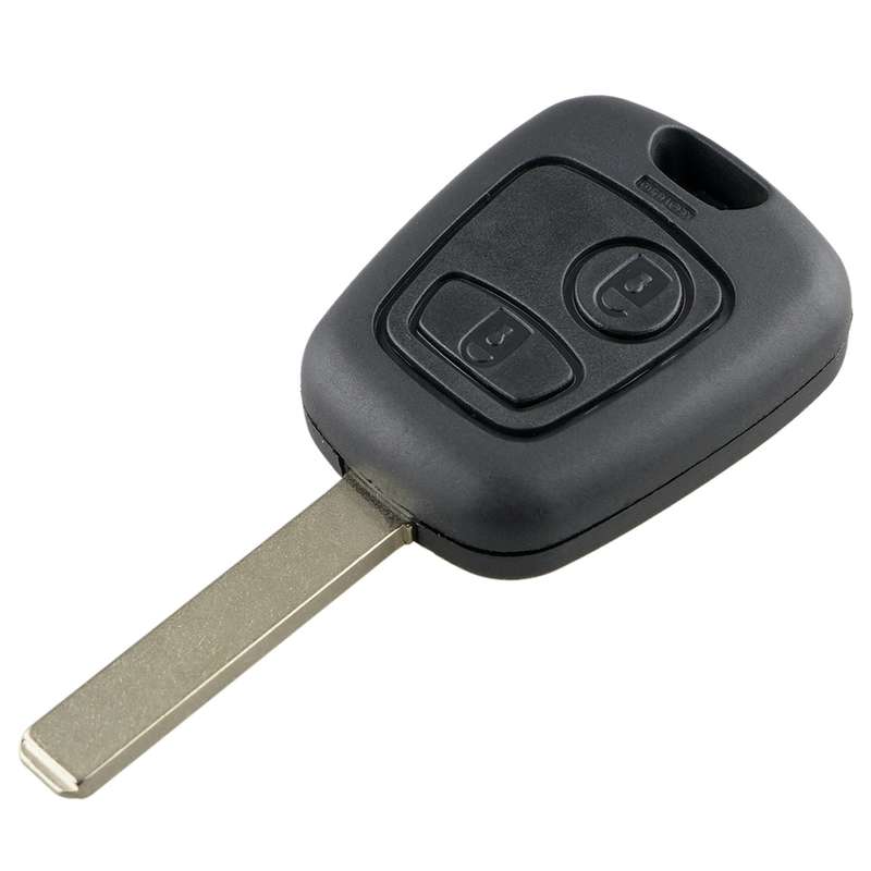 For PEUGEOT 206 / 307 2 Buttons Intelligent Remote Control Car Key with Integrated Chip & Battery, w