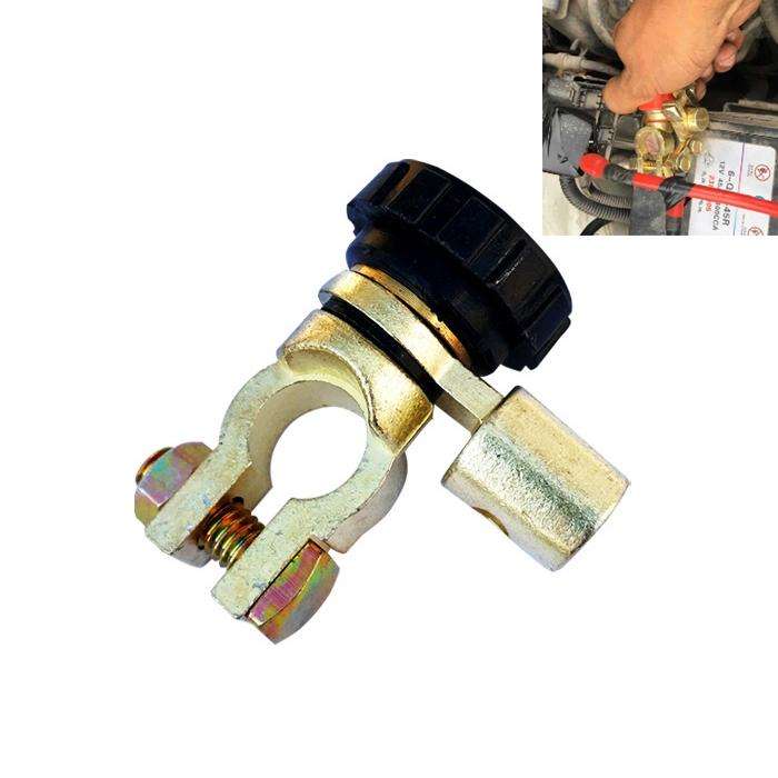 Car Battery Selector Isolator Disconnect Rotary Switch Cut (Black)