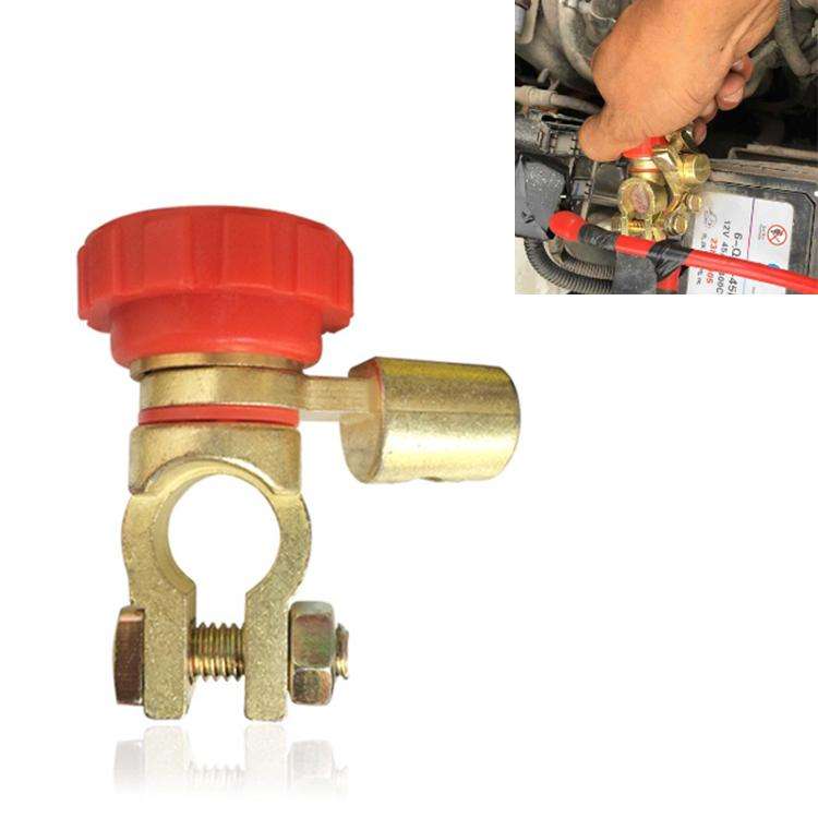 Car Battery Selector Isolator Disconnect Rotary Switch Cut (Red)