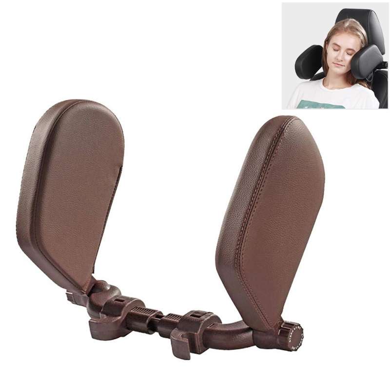 Car Seat Headrest Car Neck Pillow Sleep Side Headrest for Children and Adults (Black)