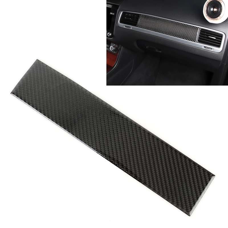 Car Carbon Fiber Dashboard Panel Decorative Sticker for Volkswagen Touareg 2011-2018