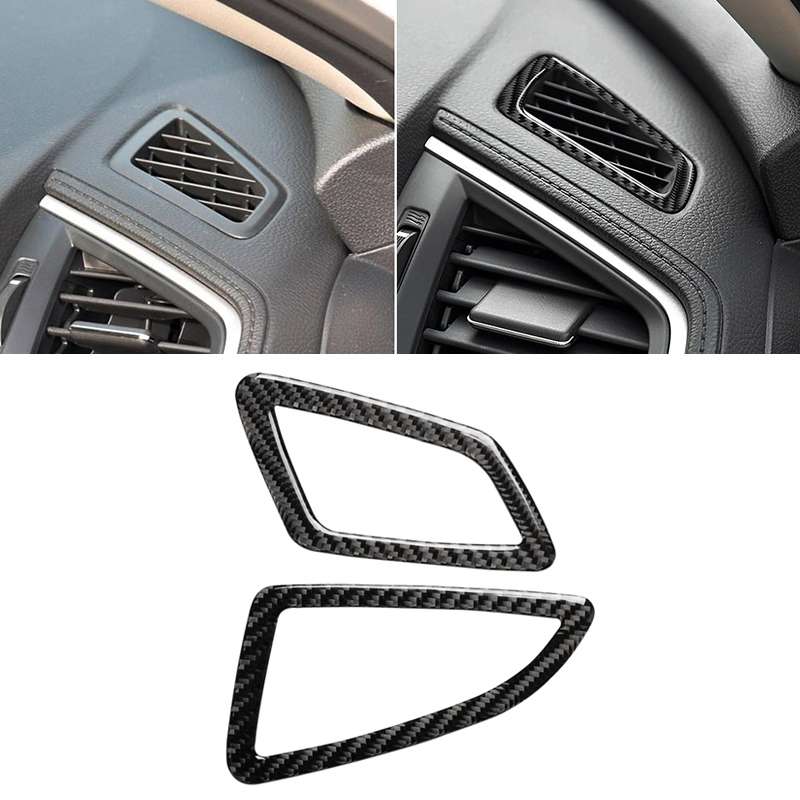 Car Carbon Fiber Left Drive Instrument Air Outlet Decorative Sticker for Honda Tenth Generation Civi