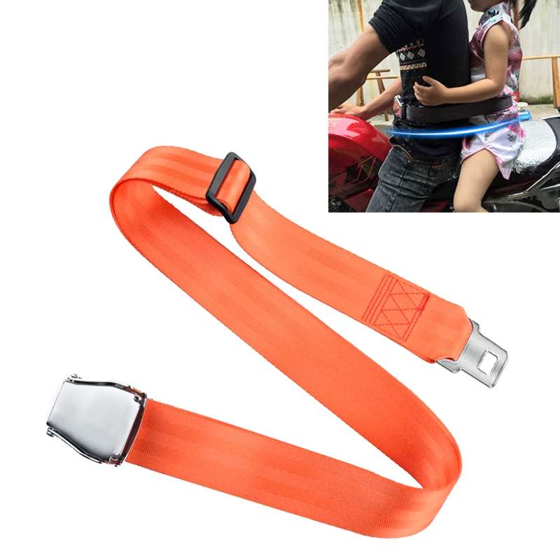 Child Safety Bundle Protection Belt for Electric Motorcycle / Bicycle (Black)