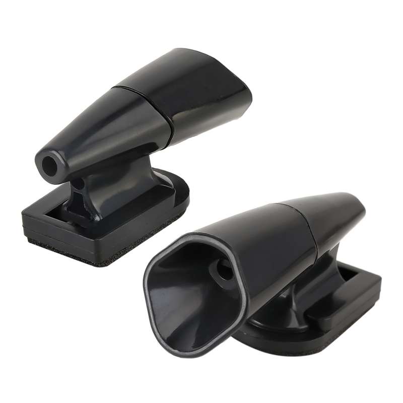 Car ABS Deer Alert Sound Alarm Ultrasonic Wind Power Animal Repeller(Black)
