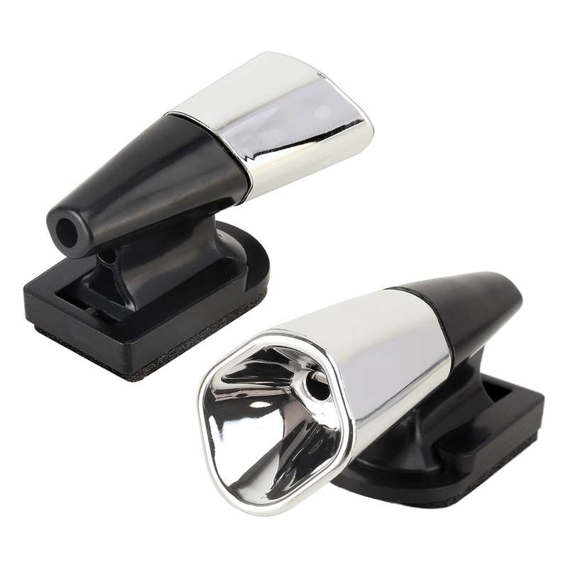 Car ABS Deer Alert Sound Alarm Ultrasonic Wind Power Animal Repeller(Black)