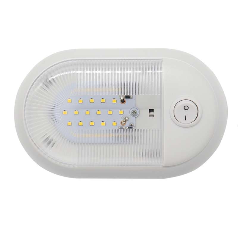 D4348 10-24V 3-3.5W 4000-4500K 280LM RV Yacht 24 PCS LED Lamps Dome Light Ceiling Lamp, with Indepen