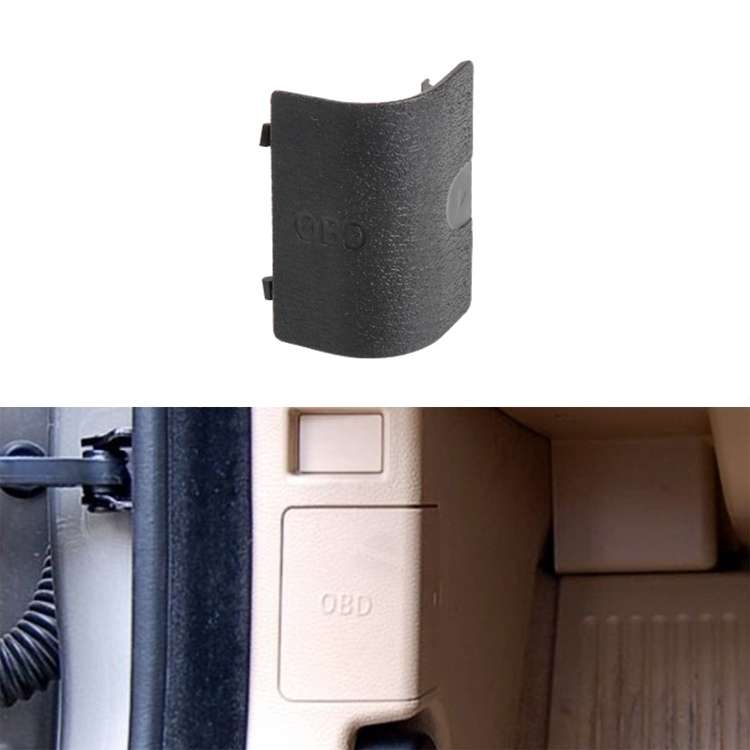 Car Diagnostic Plug Cover OBD Panel Decorative Cover 51437147538 for BMW F25 2011-2016 (Black)