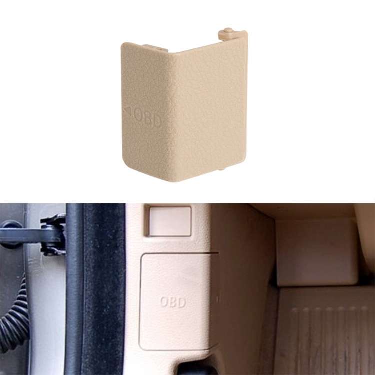 Car Diagnostic Plug Cover OBD Panel Decorative Cover 51437147538 for BMW F35 2012-2019 (Black)