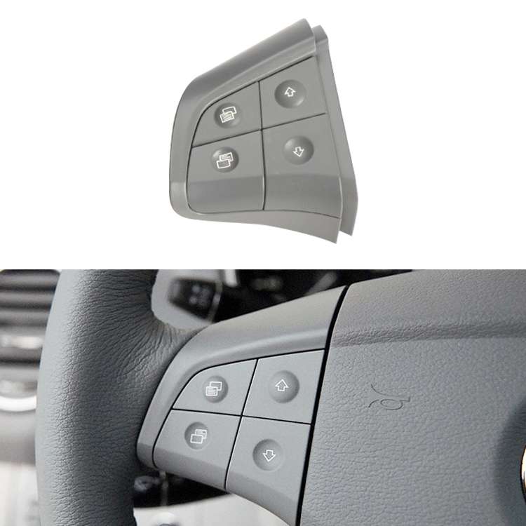 Car Left Side 4-button Steering Wheel Switch Buttons Panel 1648200010 for Mercedes-Benz W164, Left D