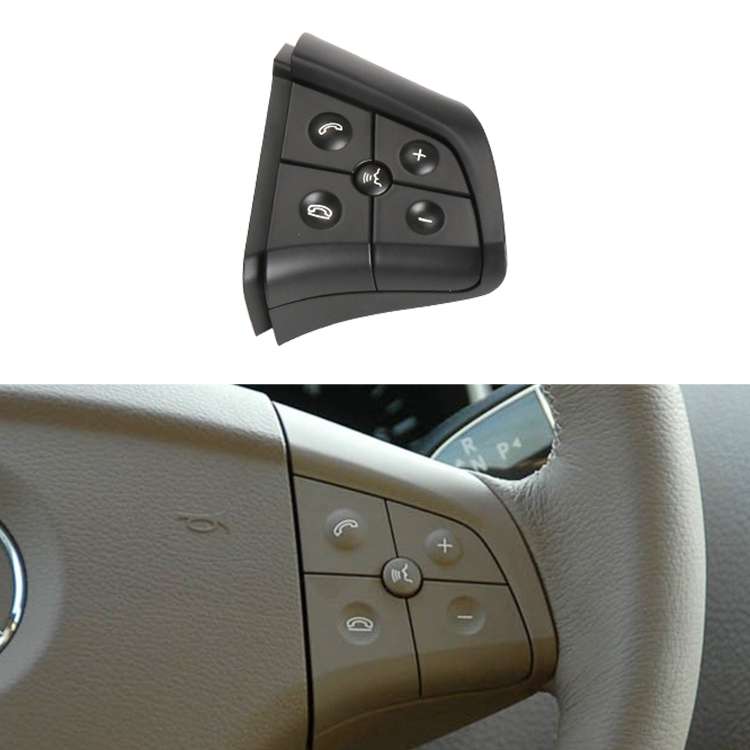 Car Right Side 5-button Steering Wheel Switch Buttons Panel 1648200110 for Mercedes-Benz W164, Left