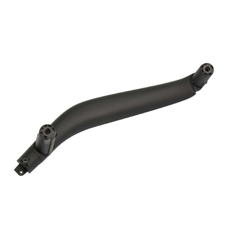 Car Left Side Inside Doors Handle Pull Trim Cover for BMW X5 / X6, Left Driving (Black)