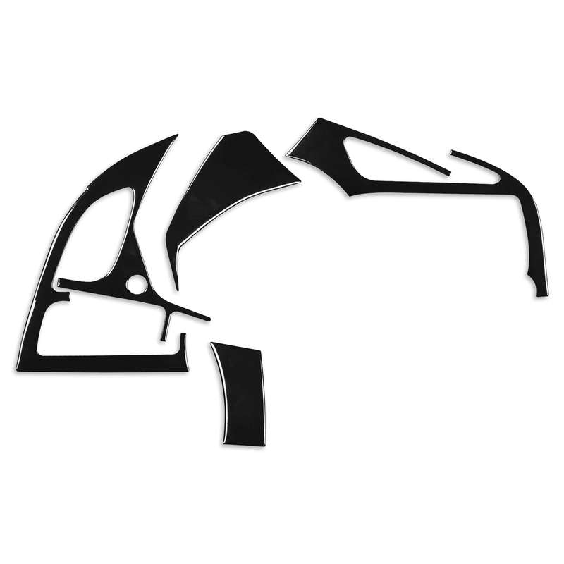 For Chevrolet Corvette C7 2014-2019 Car Left + Middle Air Outlet Panel Decorative Sticker, Left Driv