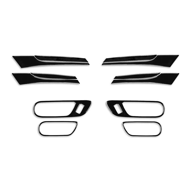 For Mazda 3 Axela 2010-2013 12 in 1 Car Door Handle Set Decorative Sticker, Left and Right Drive Uni