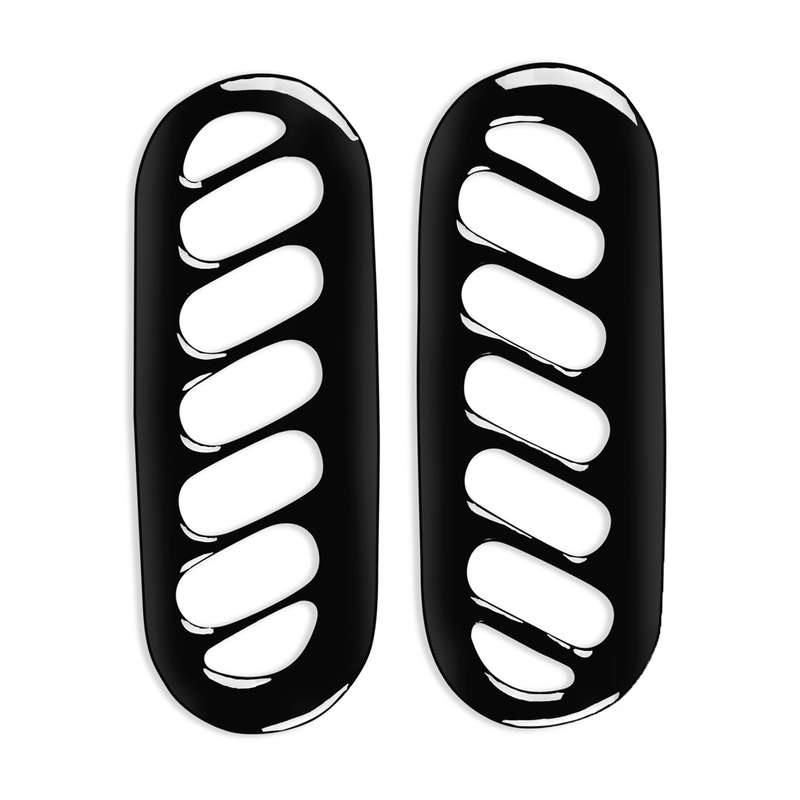 For Chevrolet Corvette C5 1998-2004 Car Side Door A-pillar Air Outlet Ring Decorative Sticker, Left