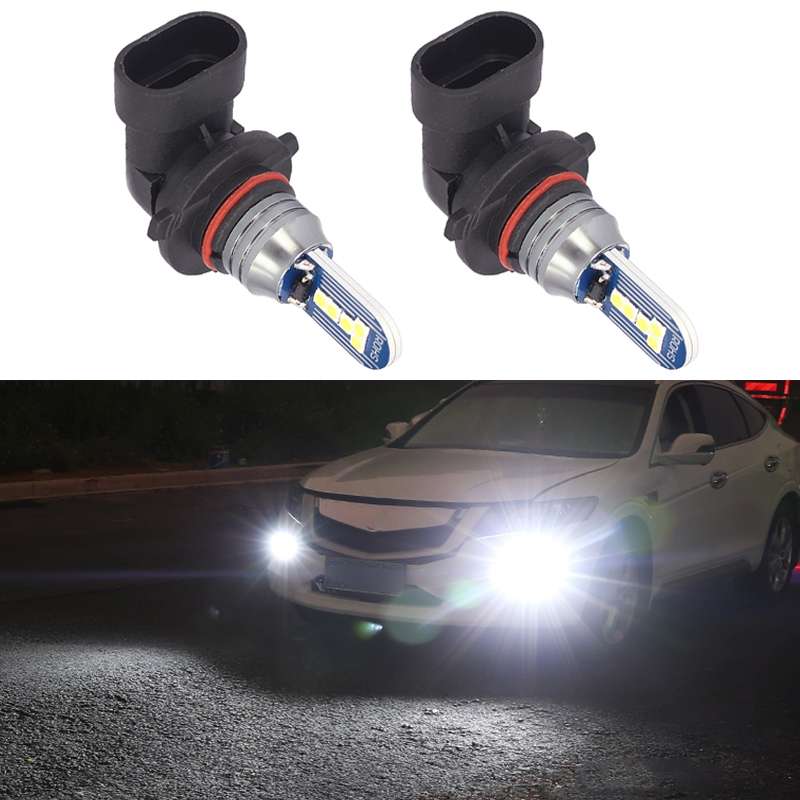 1 Pair 9005 DC12V 7.8W Car LED Fog Light (Lime Green)