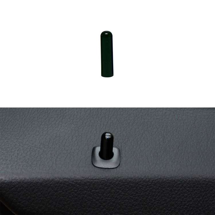 Car Door Latch Pin Door Screw Knob Cap Cover Trim for BMW F10, Left Driving (Black)