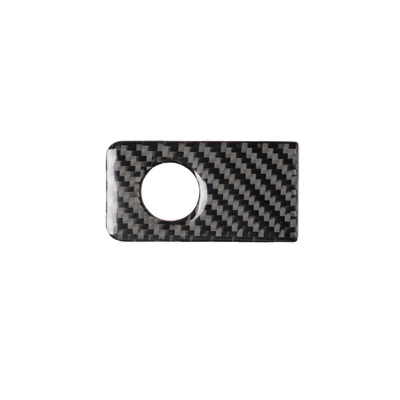 Car Carbon Fiber Front Passenger Seat Storage Box Decorative Sticker for Infiniti Q50 / Q60 2014-202