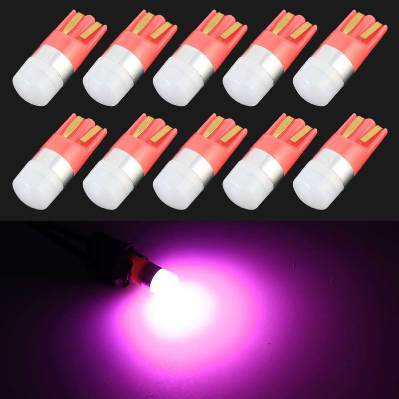 10 PCS T10 / W5W / 168 / 194 DC12V / 0.6W 1LEDs SMD-3030 Car Clearance Light (Blue Light)