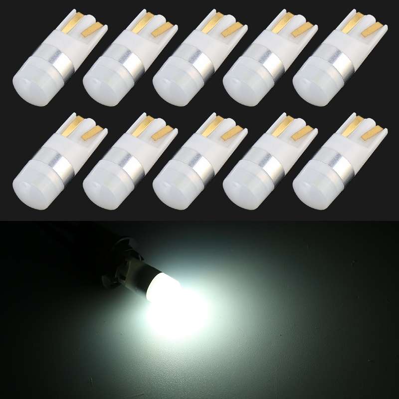 10 PCS T10 / W5W / 168 / 194 DC12V / 0.6W 1LEDs SMD-3030 Car Clearance Light (Blue Light)
