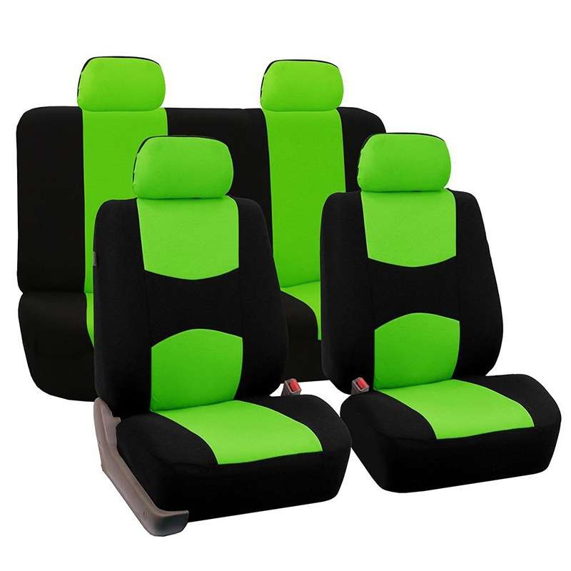 9 in 1 Universal Four Seasons Anti-Slippery Cushion Mat Set for 5 Seat Car, Style:Ordinary (Black)
