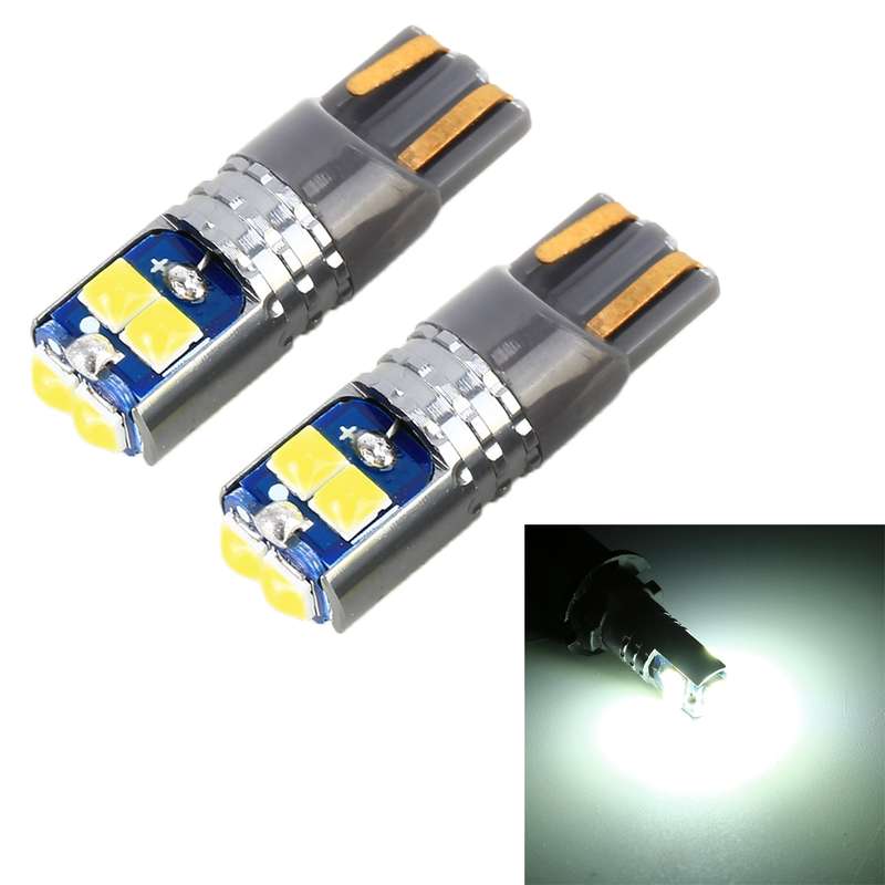 2 PCS T10 / W5W / 168 DC12-24V / 1.8W / 6000K / 140LM Car Clearance Light 4LEDs SMD-3030 Lamp Beads