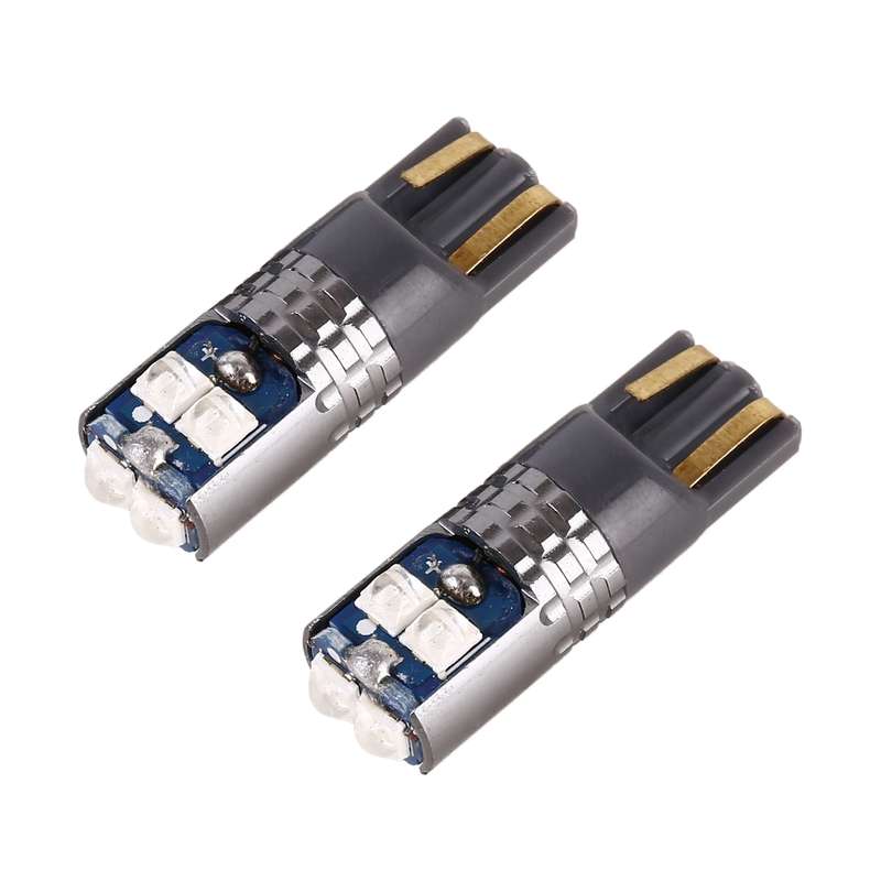 2 PCS T10 / W5W / 168 DC12-24V / 1.8W / 6000K / 140LM Car Clearance Light 4LEDs SMD-3030 Lamp Beads