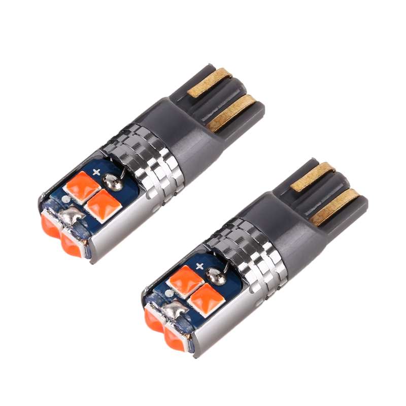 2 PCS T10 / W5W / 168 DC12-24V / 1.8W / 6000K / 140LM Car Clearance Light 4LEDs SMD-3030 Lamp Beads