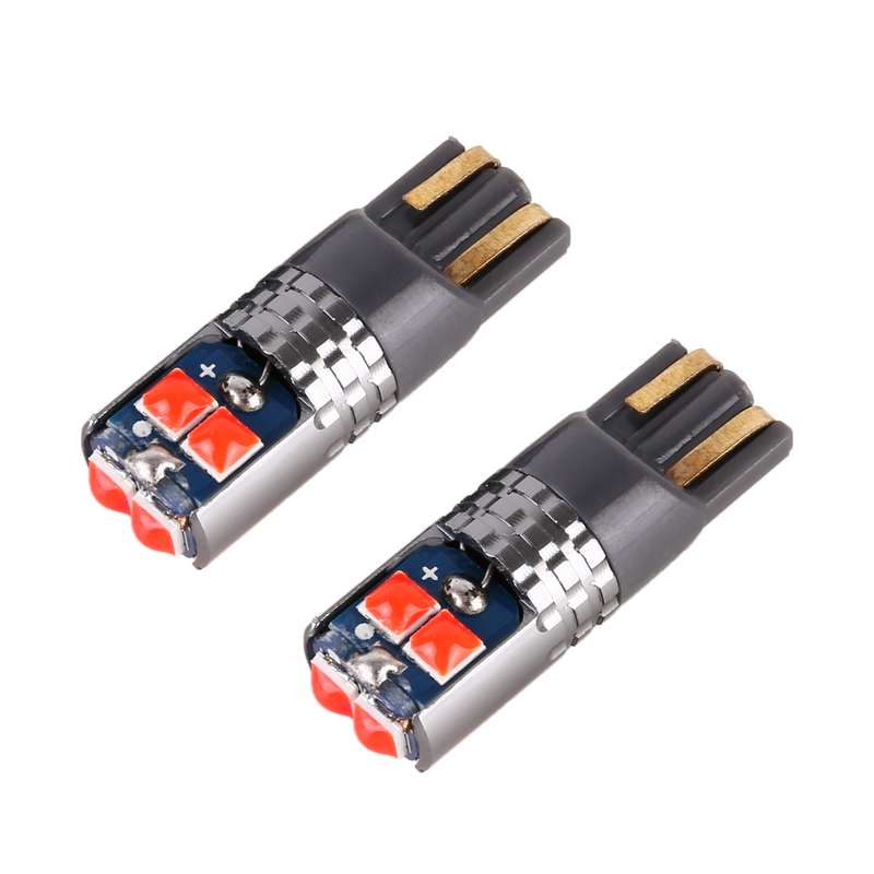 2 PCS T10 / W5W / 168 DC12-24V / 1.8W / 6000K / 140LM Car Clearance Light 4LEDs SMD-3030 Lamp Beads