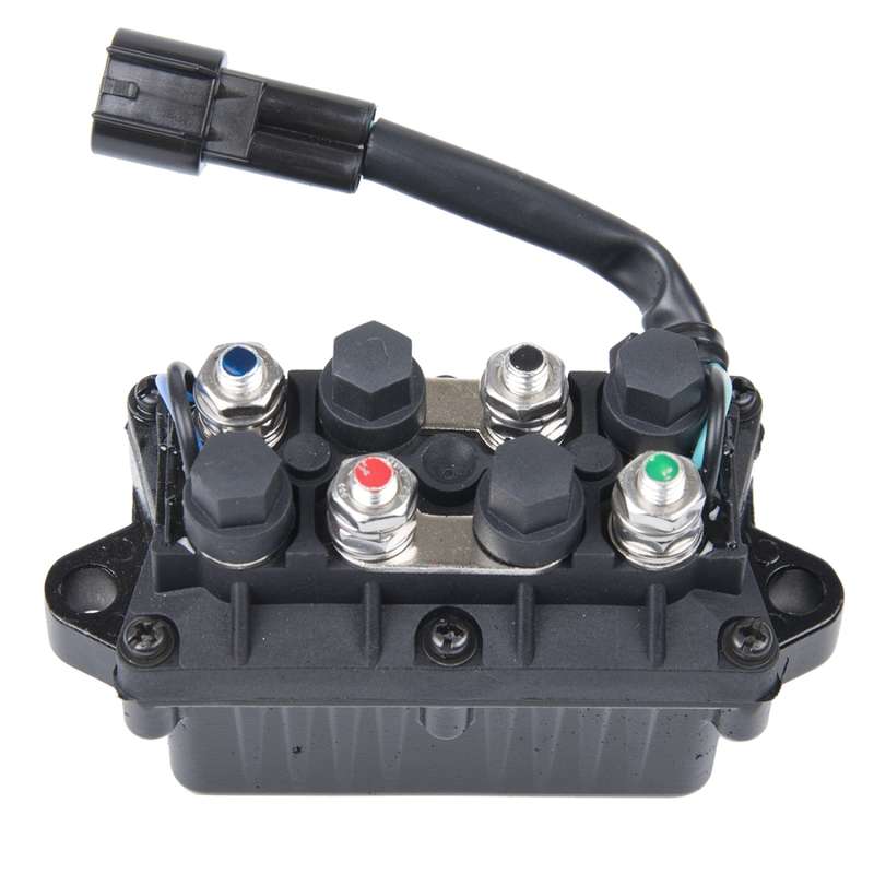 12V / 120A Outboard Lifting Tilt Trim Relay for Yamaha Motors Replacement 61A-81950-00-00 3 PIN Conn