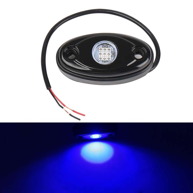 Universal Car Chassis Atmosphere Lights Decorative Lamp Deck Light (Blue Light)