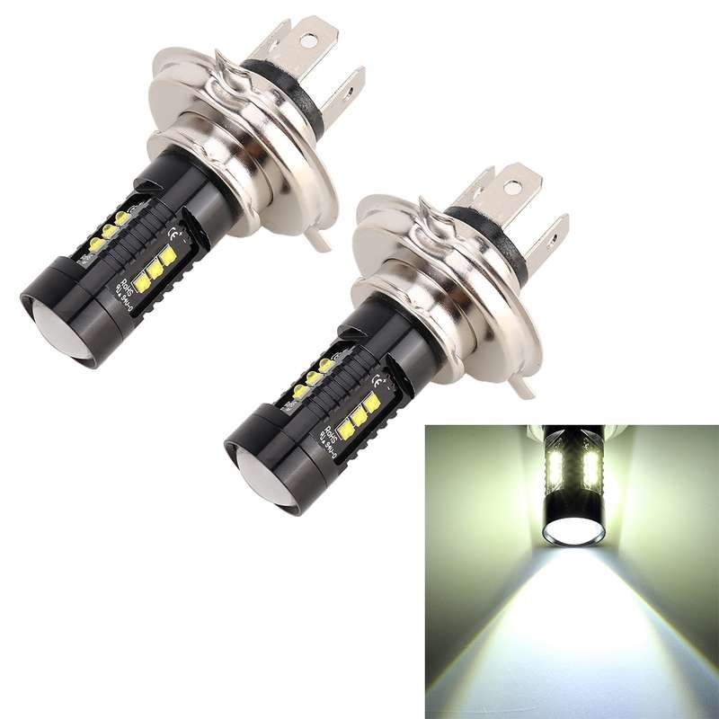 2 PCS H4 DC12V 4.3W 6000K 500LM Car Fog Lights with 12LEDs SMD-2525