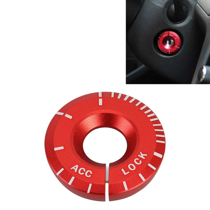 For Volkswagen Metal Ignition Key Ring, Diameter: 4.8cm (Blue)